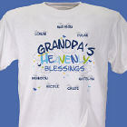 Heavenly Blessings Grandpa T-shirt
